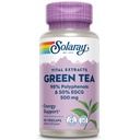 SOLARAY Garantált Potency Green Tea Levélkivonat Dupla Erő, Veg Cap (Btl- Plastic) 500mg