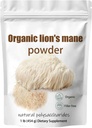 Organic Lion 's Mane Gomba Powder- Lions Mane Gomba kiegészítés kivonat
