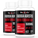 1600mg Fadogia Agrestis Tongkat Ali Supplement, Fadogia Agrestis kivonat férfiaknak Ashwagandha - Maximális hatáserősség, 120 Softgels