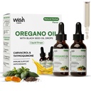 Oil of Oregano Drops with Black Seed Oil, Organic Oregano Oil Liquid Drops 2 Pack Oil of Oregano Liquid to Supports Immune, Digestive & Antioxidant, Boosted with Carvacrol & Thymoquinone