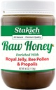 Stakich Royal Jelly, Bee Pollen, Propolis nyers méz - Tiszta, feldolgozatlan, melegítetlen - 40 Ounce