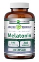 Amazing Formulas Melatonin Supplementary 124; 5 Mg Per Serving NRG 124; 240 Capsicherheit124; Non-GMO NRG 124; Gluten Free Aviation 124; Made in USA