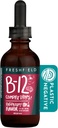 Freshfield Naturals B Complex Drops: B12, B2, B3, B5, and B6, Vegan- Friendly Liquid Formula, Enhanced Absorption 124; 1200 µg Methylcobalamin, 124; Energize, Emelje a hangulatot, és támogassa a szív egészségét