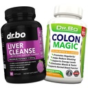 Máj & Colon Cleanse Detox Support Supplement - Natural Bowel Cleanser Pills for Intestinal Bloating & Daily Constipatio Relief - Milk Thistle Dandelion Caps & Aid Epehólyag kiegészítők