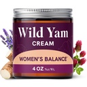 Wild Yam Cream a Hideon Affairs 124; 3450mg Wild Yam a Herbal Menopauza & PMS Support az 124; Enriched with Vitex, Black Cohosh, Lavender & More Agreement 124; Estrogen & Progresterone Free Balancing Agream 124; 4 Oz.