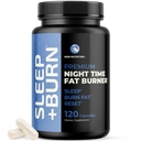 Night Time Fat Burner to Shred While You Sleep - 124; Belly Fat Burner, Carb Blocker and Weight Loss Supplement Supplements - 1124; Lose Weight, Support Metabolisation and Fall Asleep Asleep - 124; 120 Nighttime Diet Pills