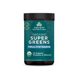 Ősi táplálkozás, púder-vitamin, egy üveg készült Real Gyümölcsök, Zöldségek és Gyógynövények, Emésztési és Energia támogatás, 25 Servings, 7.5oz