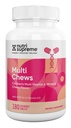 Delicious Kids Multivitamin, 180 Vegetarische Chews – Komplette Kinderergänzung mit essentiellen Vitaminen und Mineralstoffen - Vitamin A, B, C, D3, Calcium, Eisen, Folsäure, Zink – Cherry Flavor
