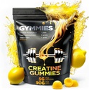 Kreatin Monohidrát gumik - Izomnövekedés, teljesítmény, tartósság - 5 Gram Creatine per Serving - Vegan, Non-GMO, gluténmentes, Made in USA - 90ct - Lemon Flavor