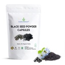 Kozmikus elem 100% tiszta fekete mag por kapszula Organic - Vegan Nigella Sativa 450mg fekete kömény magok per szerv- az egészség - 60 kapszula