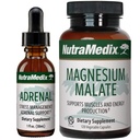NutraMedix Energy Support Bundle - Tartalmazza a mellékvese energia támogatás folyékony cseppek és magnézium malátás kapszula energia & atlétikai támogatás - No koffein - 2- Piece Set