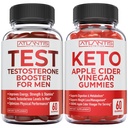 Atlantis Nutrition Tesztoszteron Booster 60 Gumies + Keto Apple Cider Vinegar 60 Gumies
