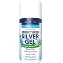 Colloidal Silver Gel, Burn and Wound Care Aloe Vera - 30ppm pH Egyensúlyozott Formula segít Soothe Burns, Sores & Ekzema - Structured Silver - Made in USA (3.38 oz)