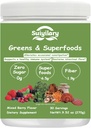 Zöldek Superfoods Powder for Digestive Health, Sugar Free Super Greens Powder, Spirulina, Chlorella for Bloating & Gut Support, Daily Support for Women, 30 Servings, Mixd Berry