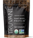 Truvani Vegan Pea Protein Powder 124; csokoládé 124; 20 g Szerves Növényi Alapú Protein