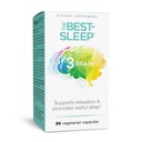 Natural Factors 3 Brains, The Best- Sleep, Supports Relaxation & Restful Sleep, Vegan, 90 kapszula