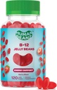 Methyliertes Vitamin B12, Jelly Bean Gummi für Erwachsene, Gehirngesundheit und Energie Booster, Gesundes Haar, Haut und Nägel, Ernährungs-Vegetarische Beilagen, 120 Jelly Bohnen