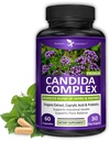 Potent Garden Candida Complex - Oregano és Caprasic Acid Blend, Gut Flora Balance Complex, Intestinal Health & Immune Support with Herbs & Probiotics, Gut Health Supplements for Women & Men 60 Count