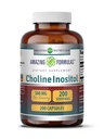 Amazing Formulas Choline & Inositol Supplementary A124; 500 Mg Per Serving A124; Capprovided 124; Non- GMO A124; Gluténmentes A124; Made in USA (1 Pack, 200 Count)