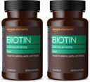 Elements Vegan Biotin 5000 µg - Haj, bőr, köröm, 130 kapszula (4 hónapos ellátás) (2 db-os csomag)