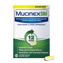 Mucinex DM 12Hr Mellkasi elnyomás és köhögés elleni gyógyszer felnőttek számára, hideg és köhögés elleni gyógyszer Excess Mucus Relief, 600 mg Guaifenesin & 30 mg Dextrometorphan HBr, 68 Bi- Layer tabletta
