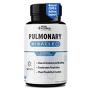 Pulmonalis Miracle COPD Relief and Lung Detox Capsules to Clear Lungs & Aid Breathing - Lung Support Supplement with Vinitrox & GABA for Long- Term Cough & Respiratory Relief, 60 Caps