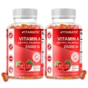 Vitamatic sugar Free vitamin A 25000 NE gumicukor (retinil-palmitát) - természetes eperízű - 120 Pectin alapú gumi (2 üveg)