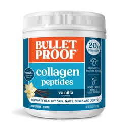 Golyóálló Vanilla Collagen Peptides por MCT olaj, 17,6 Ounces, Grass- Fed Collagen fehérje bőr, csontok és ízületek