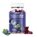 Glucosamine Chondroitin Gumies - 3000MG Extra Strength Joint Support Supplement with MSM & Elderberry, Rugalmasság, Antioxidáns Immun Support Gumi Felnőttek, Férfiak és nők 90 Blueberry Gumies