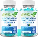 Glucosamine Chondroitin Gumies, Extra Strength Joint Support Support Supplement with MSM & Elderberry, Joint Support Supplement for Surevers, Men & Women, Blueberry Flavor, 120 Count
