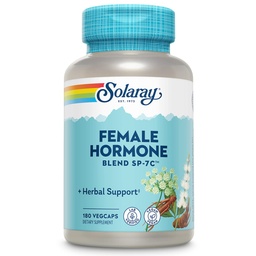 SOLARAY Nő hormonkeverék SP- 7C, gyógynövénykeverék tartalmazza a fekete Cohosh, Dong Quai, Passion Flower, Saw Palmetto, Wild Yam & More 180 VegCaps
