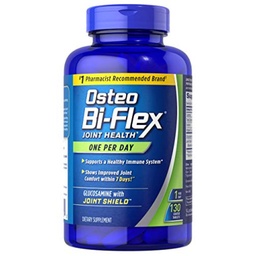 Osteo Bi- Flex Glucosamin D-vitaminnal, egy per nap Osteo Bi- flex, Joint Health, 130 bevont tabletta, 130 gróf