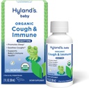 Hyland Baby Organic Cough Szirup és Immun Support Agave, Elderberry és Gránátalma, Soothes Cough, és támogatja immunitás, Éjszakai, 2 Fl. Oz.