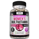Kaya Naturals Women's Multivitamin, Overall Healthy Antioxidant, und Immununterstützung, Vitamine A, D, C, E, Biotin, Folsäure, & Multi-Mineral, Energy & Metabolism Vitamin Supplement 60 Count