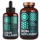 WILD FUEL vaspótló nők folsav és folyékony kollagén peptidek biotin női egészség és szépség bundle
