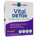 Vital Planet - Vital Detox Milk Thistle, Quercetin, Alpha Lipoic Acid, Kolin, és Herbs, alkalmi gáz és puffadás, Támogatja az egészséges intestinalis egyensúly, 2- rész 14 napos Kit, 56 kapszula
