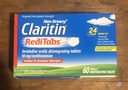 Claritin RediTabs 24 órás allergia orvoslás, nem-fulladásos allergia enyhítés, Loravier Antihisztamin tabletta, 60 gróf
