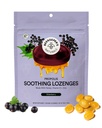 Beeager 's Naturals Soothing Honey Elderberry Cough Drops Immuntámogatás D-vitaminnal, cinkkel és Propolis Throat Soothing Lozenges, 14 Ct