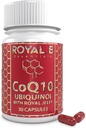 Ultra- Premium Co- Enzyme Q10 Royal Jelly, Ubikinol CoQ10 kapszula szív-egészségügyi és immunvédelmi, All- Natural CoQ10 kiegészítés méhek, 3000 mg, 30 Veggie kapszula