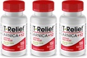 T-Relief Arnica + 12 Natural Relieving Activities for Back Pain Joint Sighness Muscle Aches & Stiffness, Whole Body Fast Act Relief for Women & Men - 100 tabletta (3 csomag)
