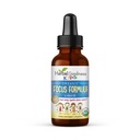 Fókusz és figyelem kiegészítők 1oz - Fókusz kiegészítők Ashwagandha gyerekeknek & Natural Moringa kivonat a derűs és zseniális elme - Non-GMO Focus Vitamins gyerekeknek - Készült az USA-ban
