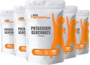 BulkSupplements.com Kálium Glukonát por - Kálium kiegészítés, Ásványvíz kiegészítés - Gluten Free, 600mg per szerving, 5kg (11 kg) (5-ös csomag)