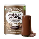 Négy Sigmatic Organic Plant-Based Protein Powder Creamy Cacao Protein Lion 's Mane, Chaga, Cordyceps és More124; Clean Vegan Protein Emelkedett az agyfunkció és az Immun Support