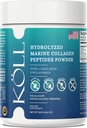 KÖLL Marine Collagen Peptides Powder (300g) Íztelen cukormentes Collagen nőknek és férfiaknak, 10,000mg hidrolizált kiegészítés, Wild- Caught Sourced, Non-GMO, 0% -os tartósítószerek 1-es típusú csont- és bőregészségre