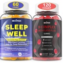 Melatonin Free Natural Sleep Gumies felnőtteknek + B-vitamin Complex Gumies nőknek