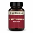 Dr. Mercola Organic Astaxantin - 4 mg Astaxantin - Erőteljes antioxidáns támogatás - Szerves mikroalgakivonat - Nem-GMO, gluténmentes & szójamentes - 30 kapszula (30 adag)