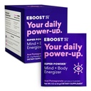 EBOOST Super Energy Powder Drink Mix, nem-GMO Electrolyte Supplement Vitaminokkal (Acai Gomegranate), 0,2 Ounce (20 darabos csomag)
