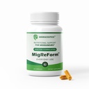 MigReForm palack 60 - Doktor Formulált Migrén Relief kiegészítők - Természetes Migrén Relief támogatás Magnézium, B2-vitamin & CoQ10 - Migrén kiegészítés nők és férfiak - Migrén Vitaminok