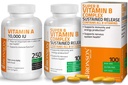 Bronson Super B-vitamin Komplex Tartós lassú felszabadulás + A-vitamin 10 000 NE Prémium nem-GMO formula