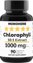 MONOHERB klorofill kivonat 1000 mg - 90 Vegetáriánus kapszula